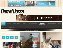 Tablet Screenshot of barrelhorsenews.com